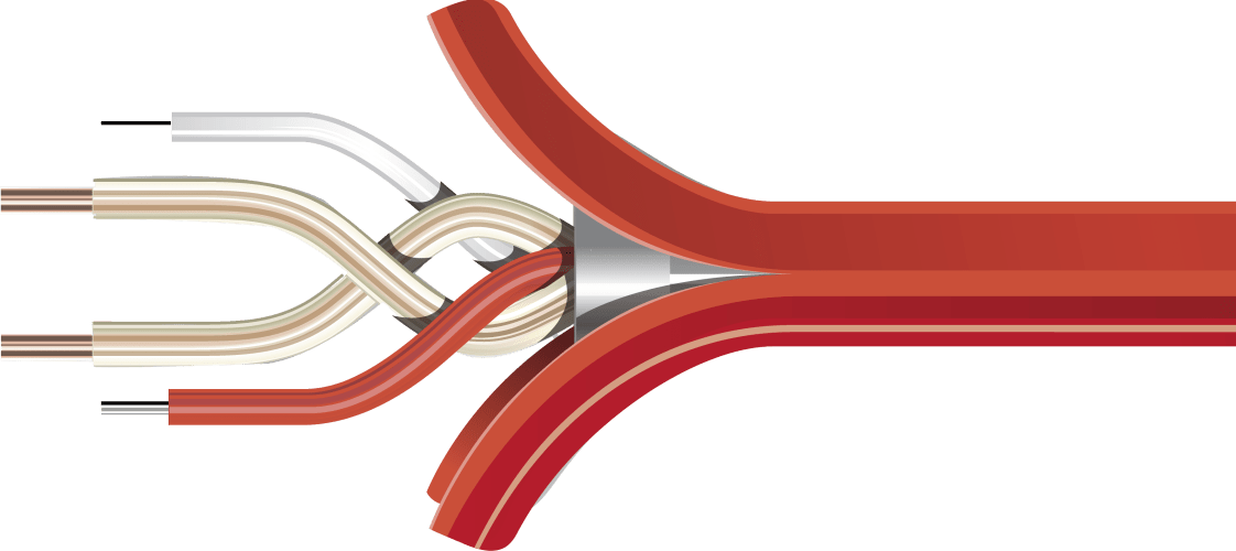 Linear heat cable 1